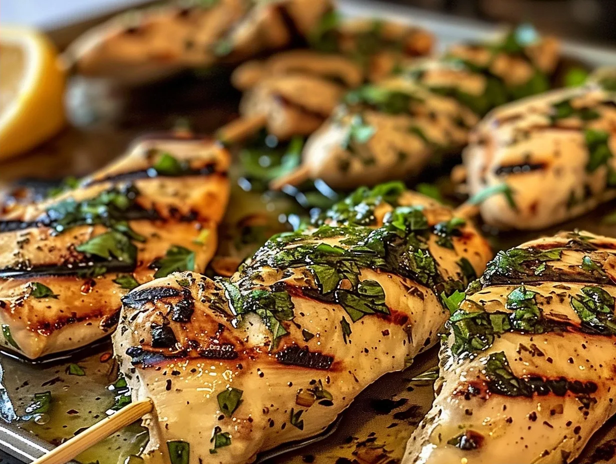 Authentic Greek Chicken Souvlaki Marinade in 5 Minutes