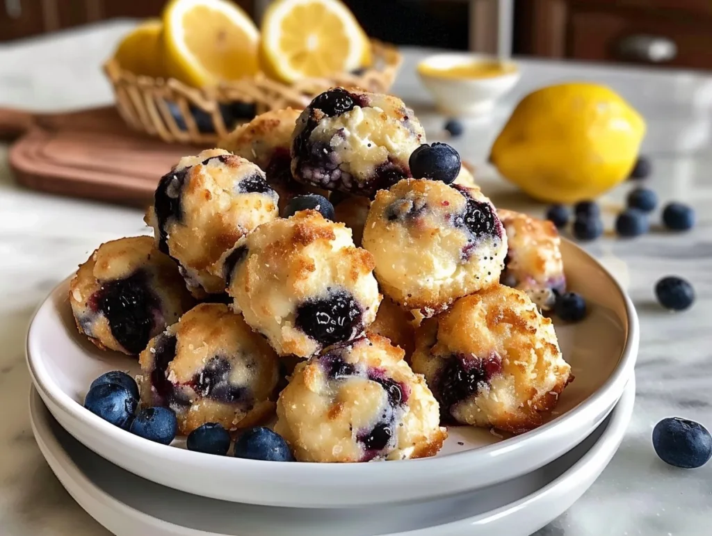 Lemon Blueberry Cottage Cheese Bites Recipe