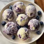 Frozen Lemon Blueberry Cottage Cheese Bites Recipe
