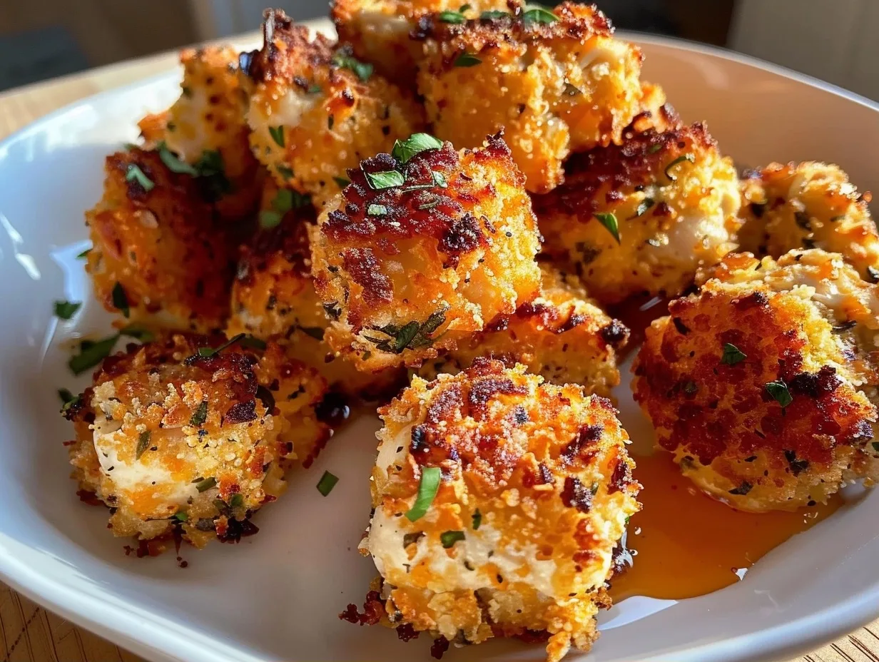 Cottage Cheese Parmesan Chicken Bites Recipe