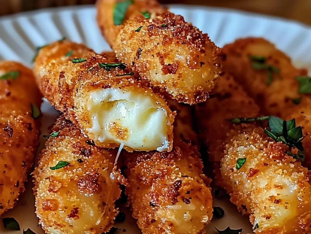 Irresistible Crispy Homemade Mozzarella Sticks