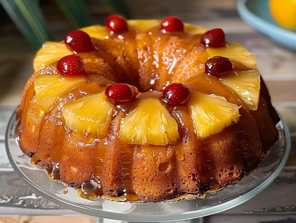 Pineapple Upside Down Bundt Cake: A Family Favorite
