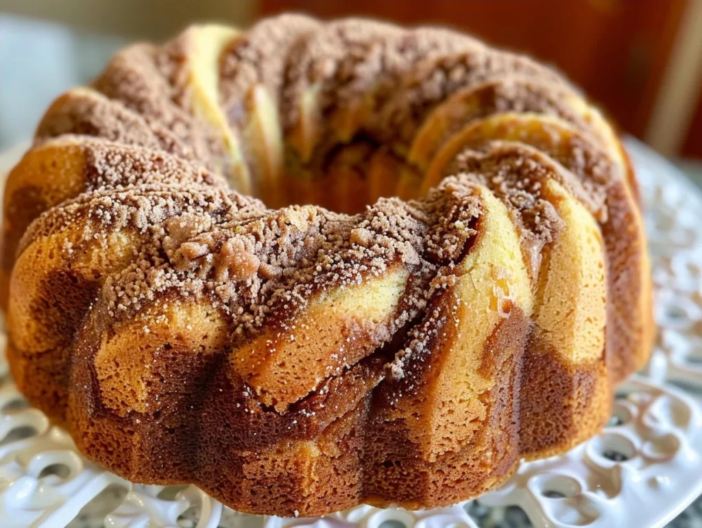 The Ultimate Bundt Coffee Cake with Cinnamon Swirl