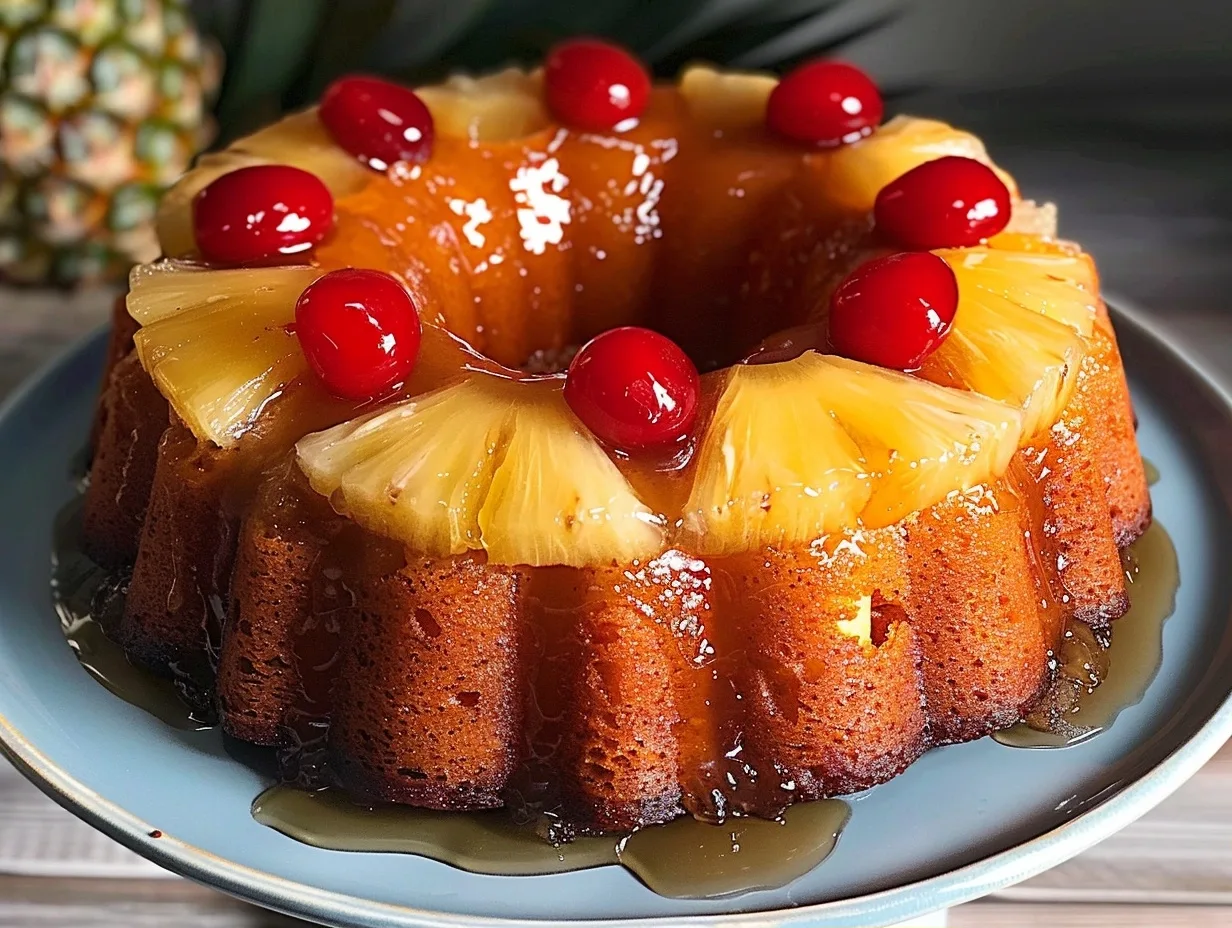 Pineapple Upside Down Bundt Cake: A Family Favorite