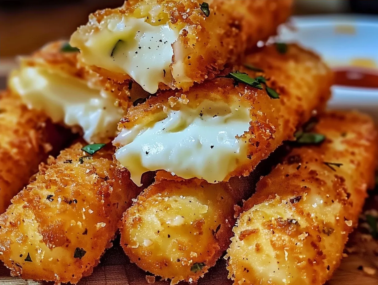 Irresistible Crispy Homemade Mozzarella Sticks