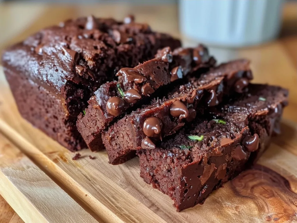Moist Double Chocolate Zucchini Bread Recipe
