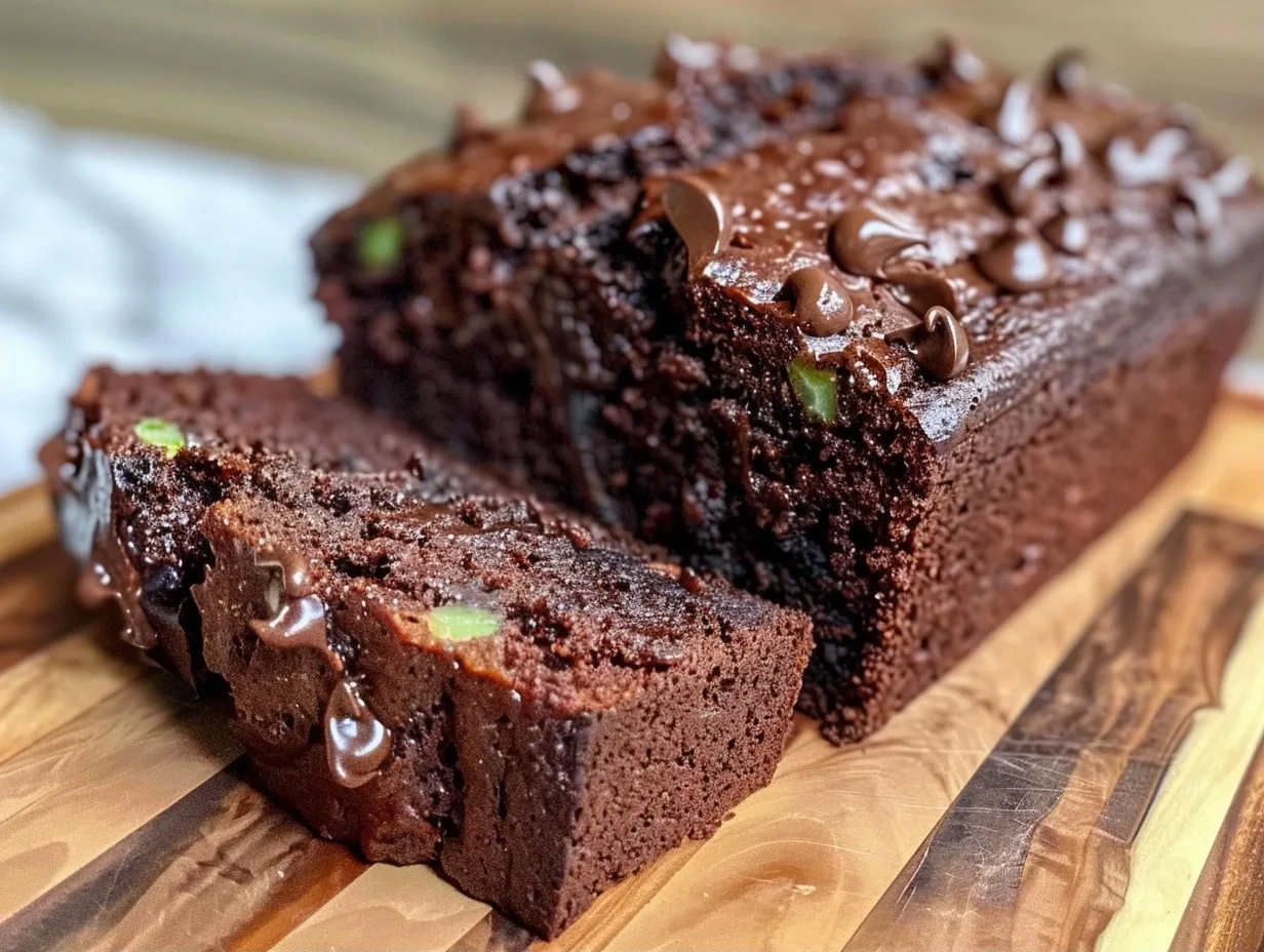 Moist Double Chocolate Zucchini Bread Recipe