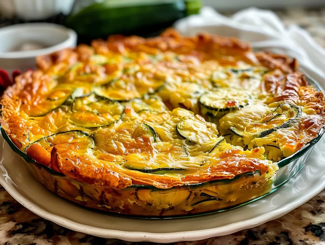 Crustless Zucchini Pie – Easy Healthy Summer Veggie Bake