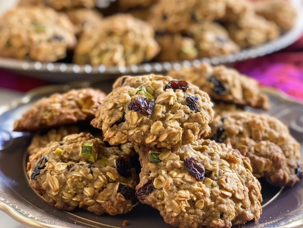 Old Fashioned Oatmeal Raisin Zucchini Cookies