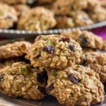 Old Fashioned Oatmeal Raisin Zucchini Cookies