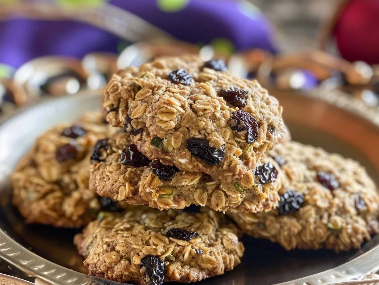 Old Fashioned Oatmeal Raisin Zucchini Cookies