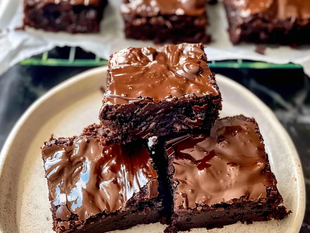Zucchini Brownies with Chocolate Icing 4 Zucchini Brownies with Chocolate Icing