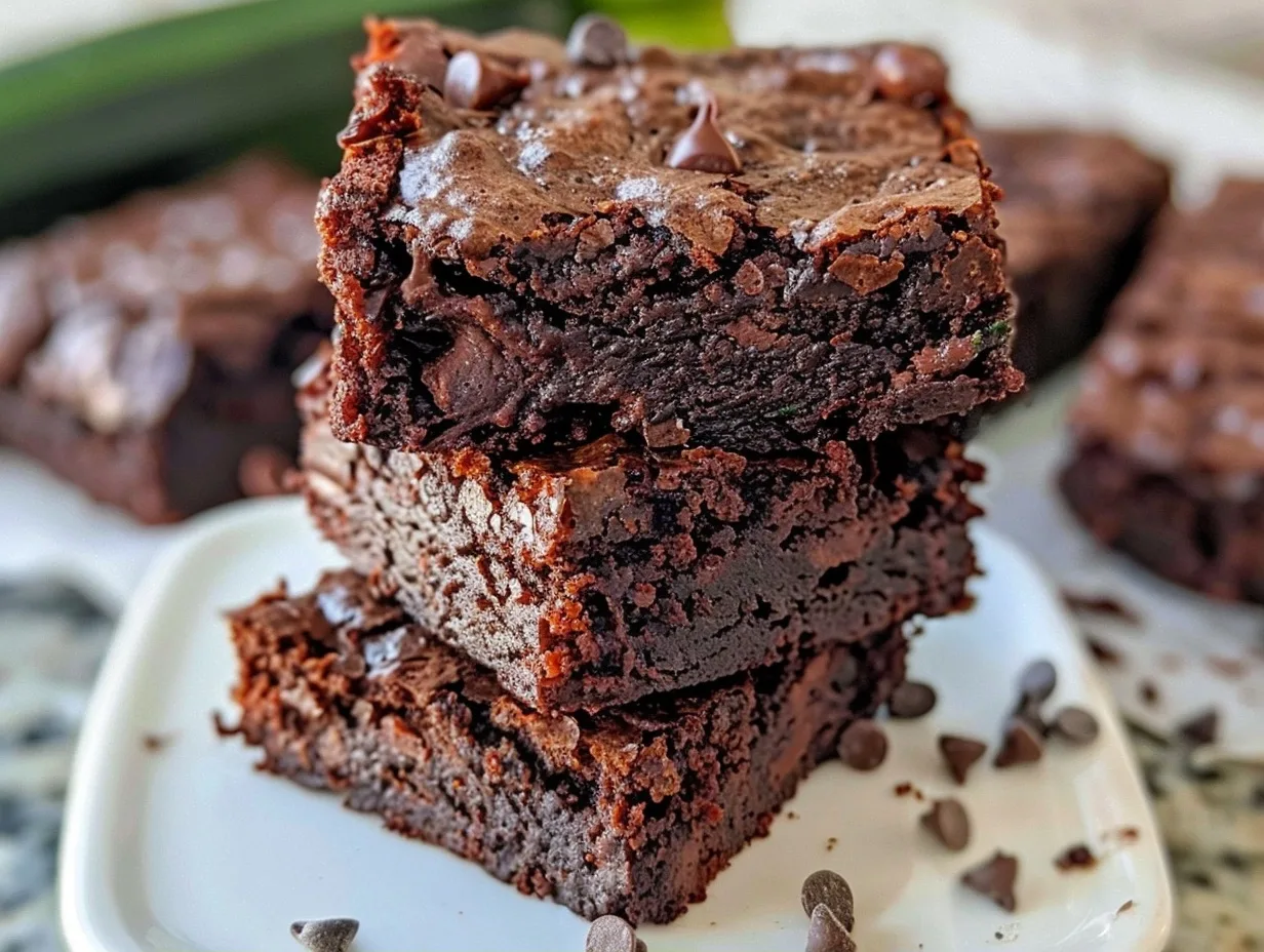 The Best Fudgy Zucchini Brownies Recipe 3 The Best Fudgy Zucchini Brownies Recipe