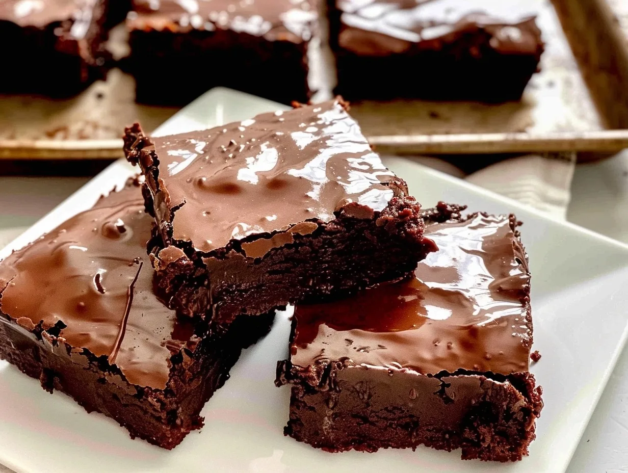 Zucchini Brownies with Chocolate Icing 3 Zucchini Brownies with Chocolate Icing