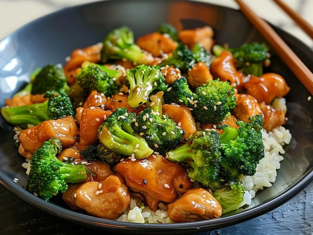 Easy Chinese Chicken and Broccoli