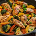 Healthy Chicken and Vegetables Skillet