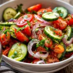 Tomato, Cucumber, and Onion Salad: A Classic Family Favorite
