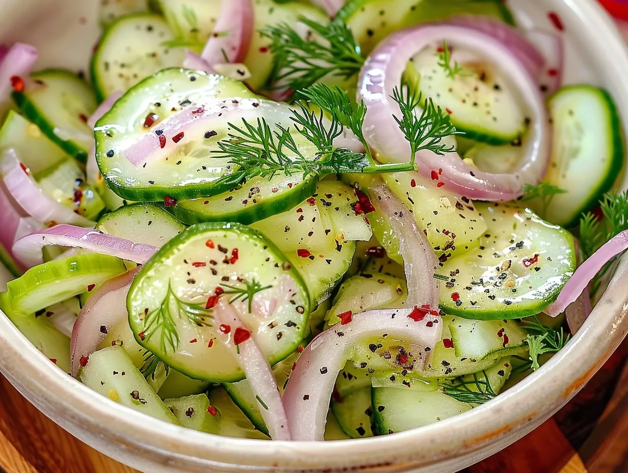 The Ultimate Refreshing Cucumber Onion Salad Recipe 1 The Ultimate Refreshing Cucumber Onion Salad Recipe