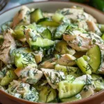 Cucumber Dill Rotisserie Chicken Salad Recipe