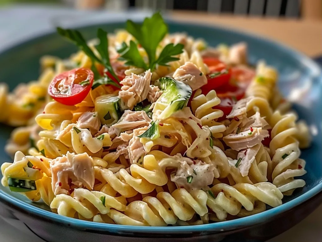 Creamy and Refreshing Cold Tuna Pasta Salad