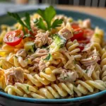 Creamy and Refreshing Cold Tuna Pasta Salad