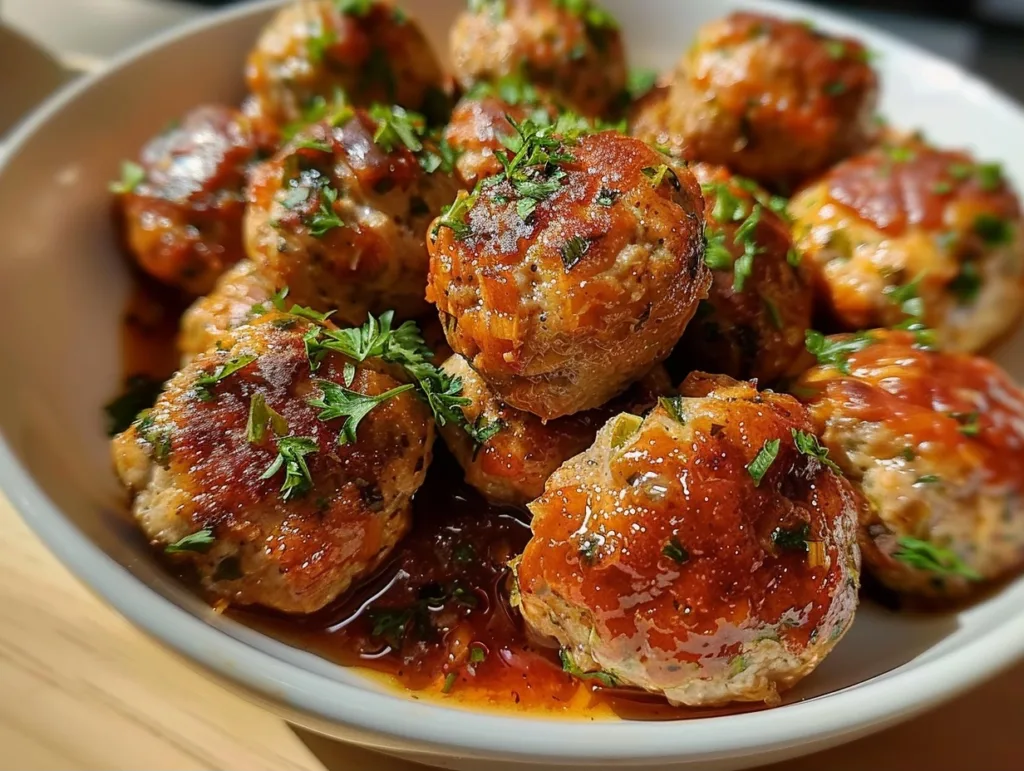 Easy Ground Chicken Meatballs Recipe