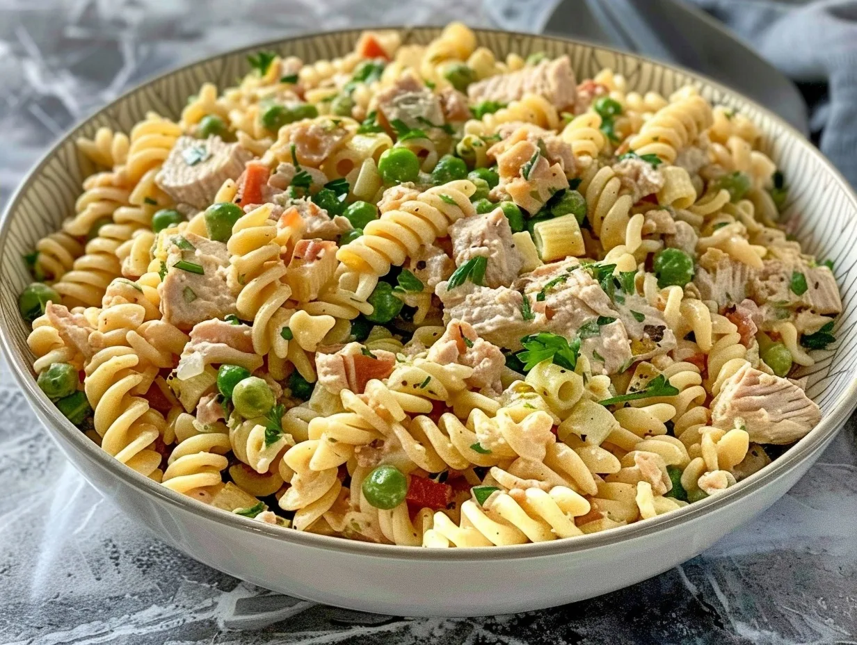 Easy Tuna Pasta Salad | High Protein Recipe