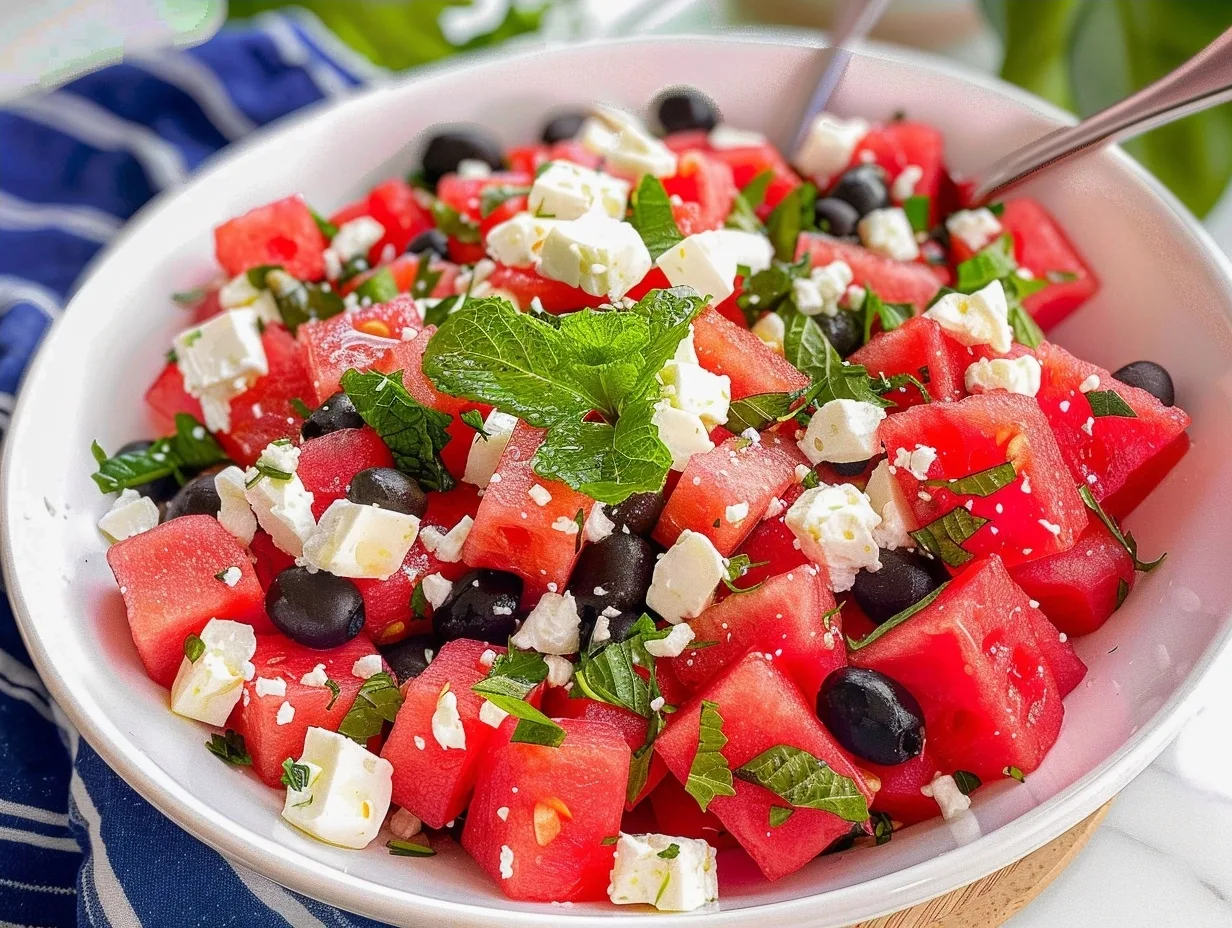 Watermelon and Feta Salad: Refreshing Summer Recipe