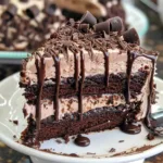 Homemade Chocolate Ice Cream Cake for Family Celebrations