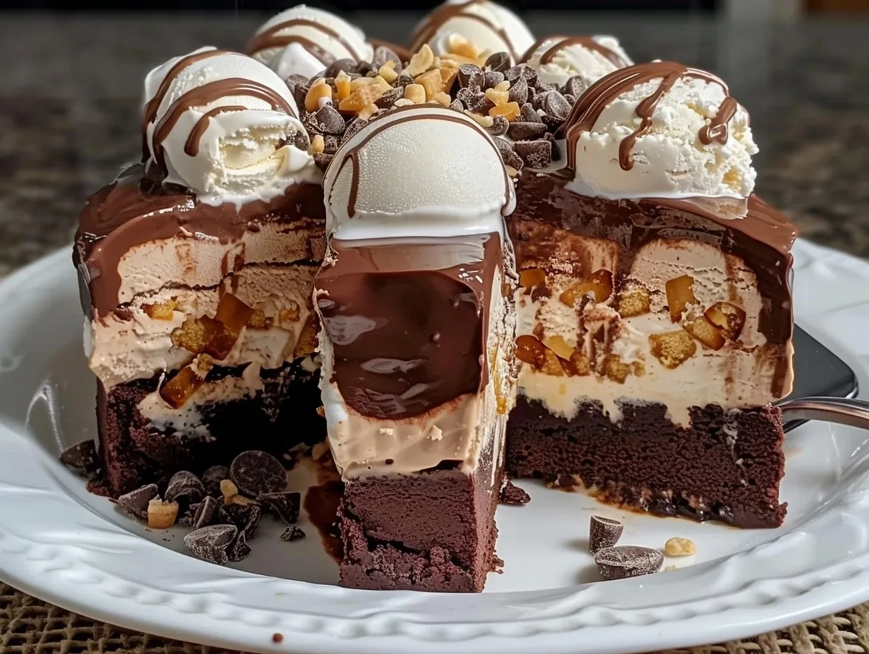 Irresistible Brownie Ice Cream Cake Recipe 2 Irresistible Brownie Ice Cream Cake Recipe