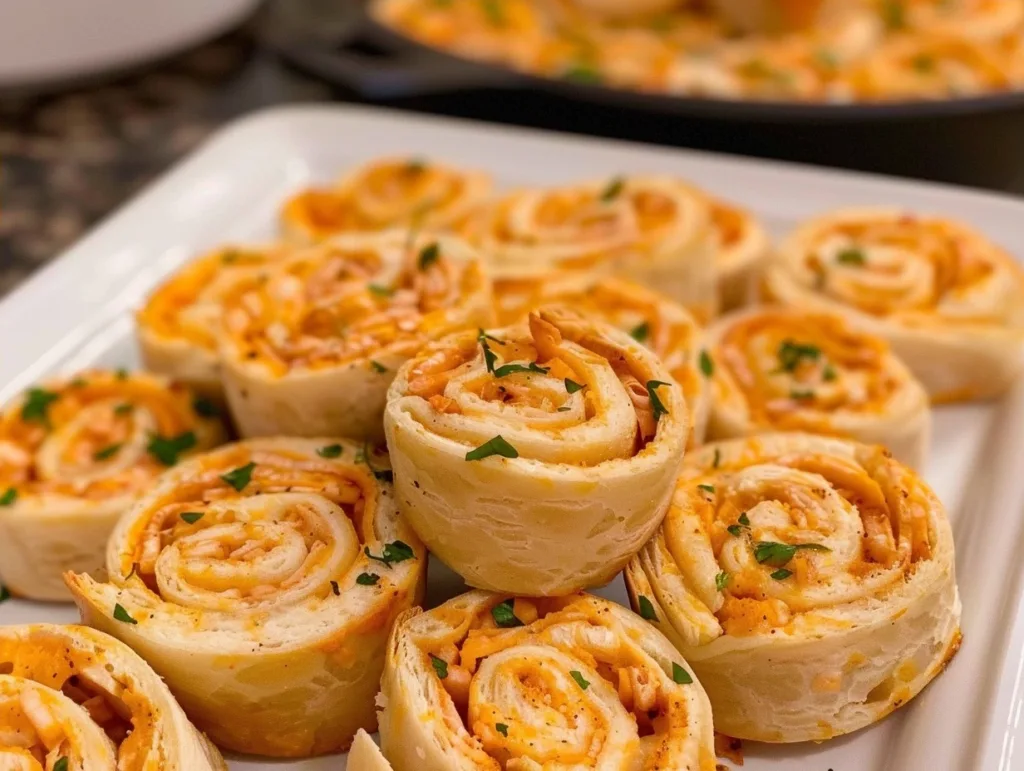 Buffalo Chicken Pinwheels: Easy Appetizer Recipe 4 Buffalo Chicken Pinwheels: Easy Appetizer Recipe