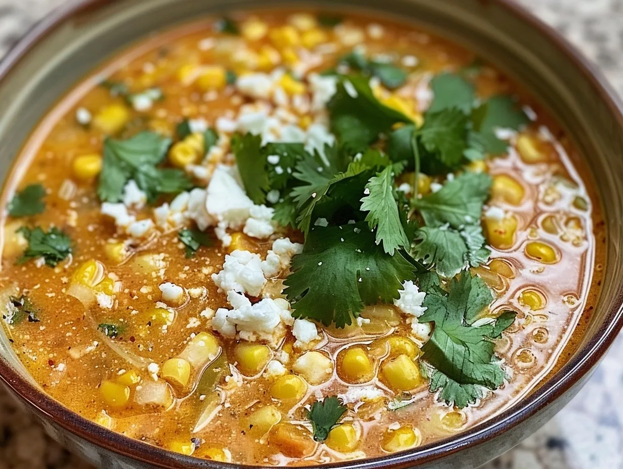 Slow Cooker Soup Recipes: Mexican Street Corn Soup