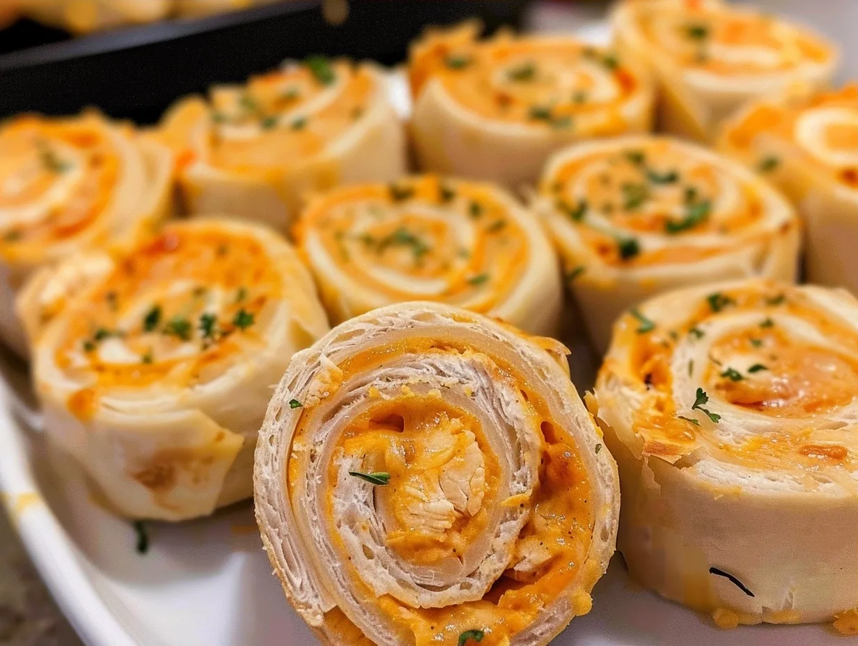 Buffalo Chicken Pinwheels: Easy Appetizer Recipe 3 Buffalo Chicken Pinwheels: Easy Appetizer Recipe
