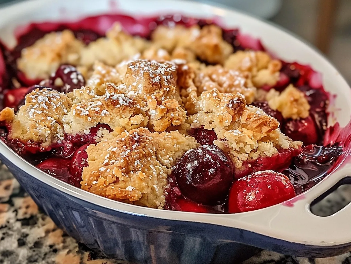 Easy Homemade Cherry Cobbler Recipe Your Family Will Love