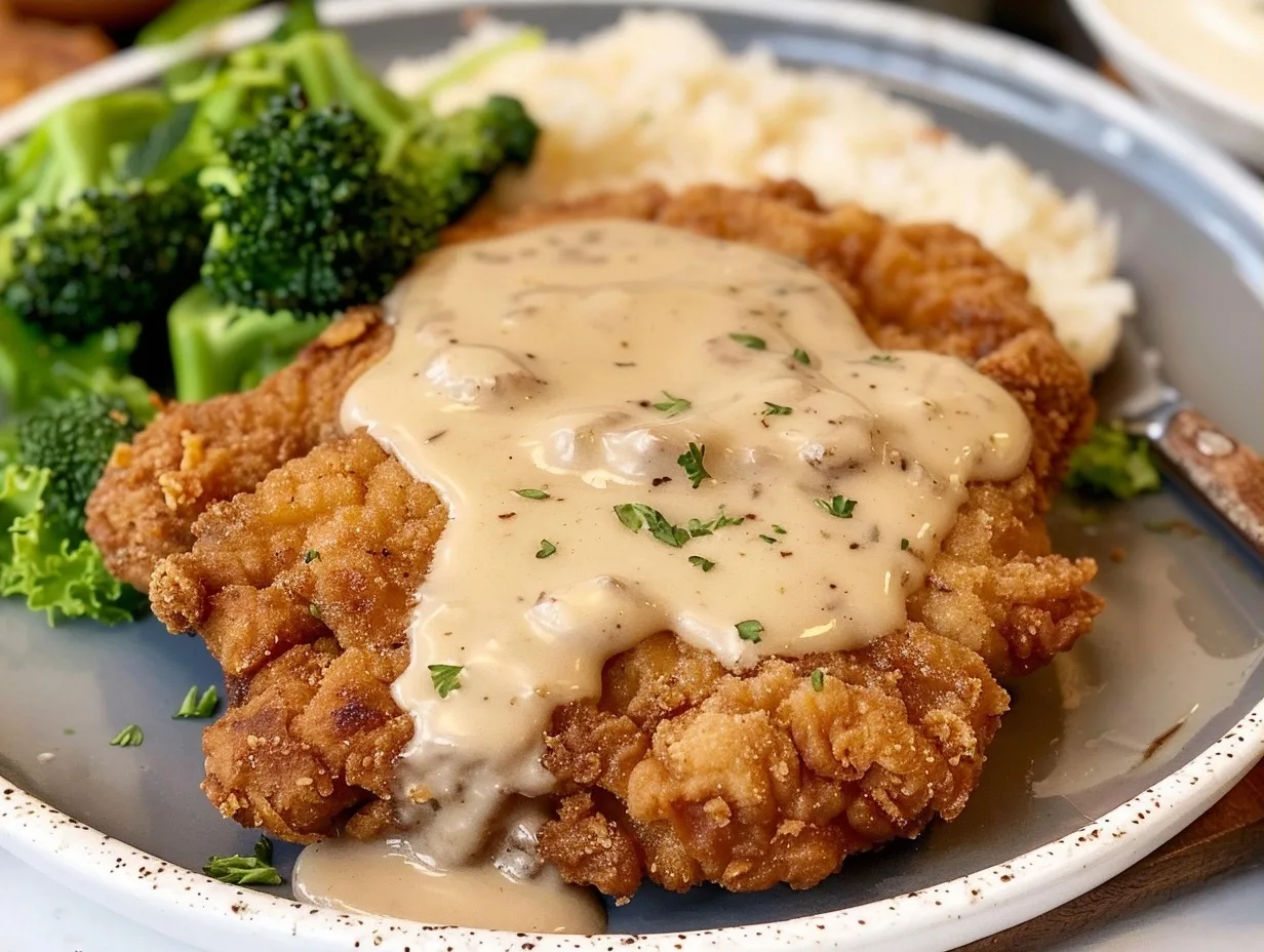 Old-Fashioned Country Fried Steak with Gravy Recipe