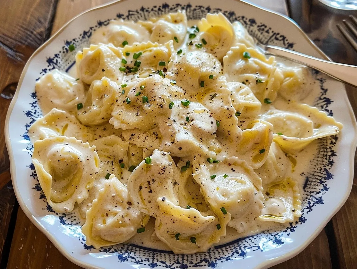 Creamy Chicken Tortellini Alfredo