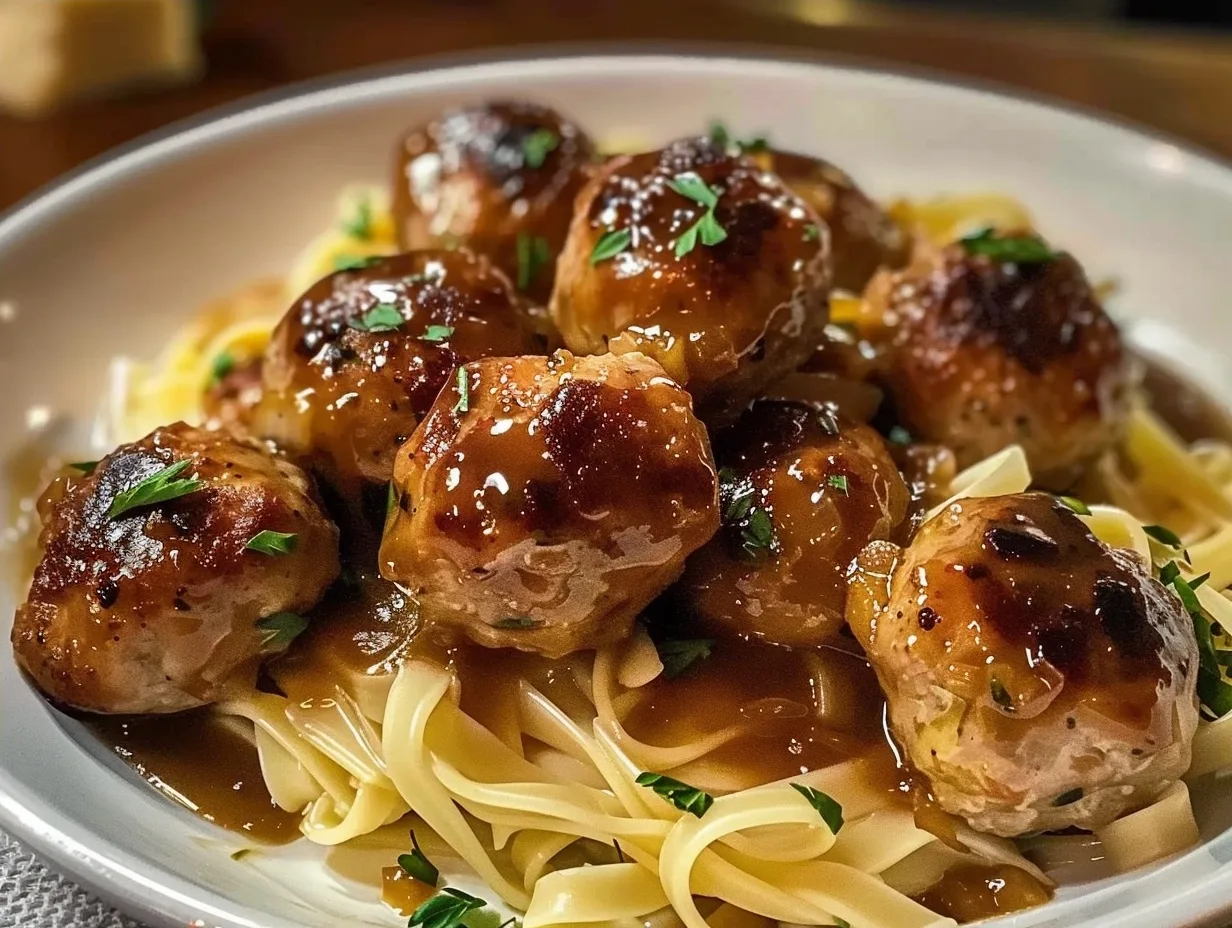 Easy Chicken Marsala Meatballs You Will Crave