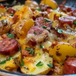 Ranch Potatoes with Smoked Sausage Skillet Recipe