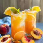 Refreshing Homemade Peach Lemonade