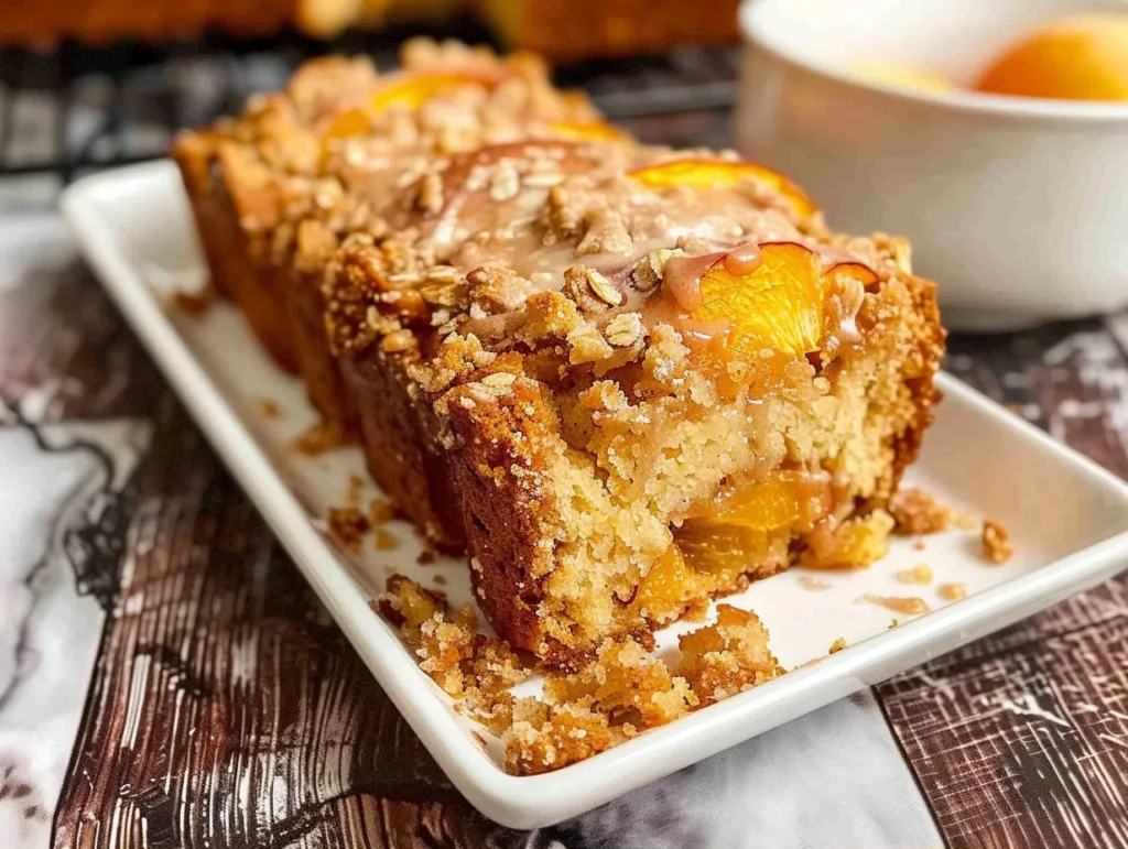 Peach Streusel Bread Recipe