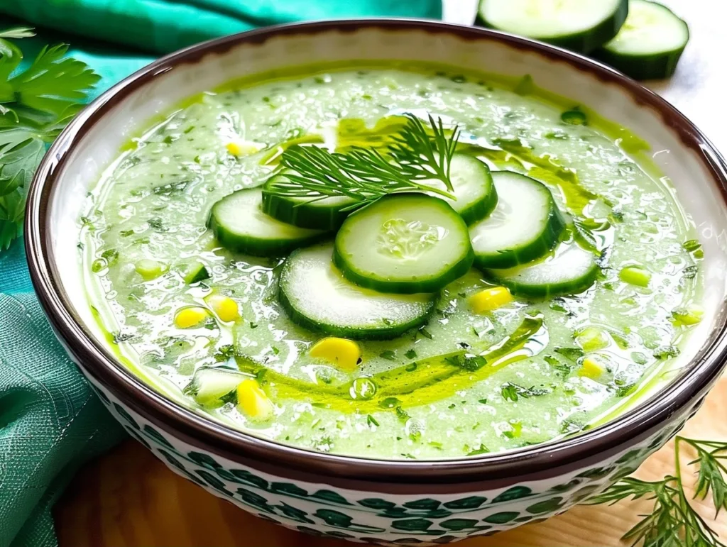 Quick and Easy Cucumber Gazpacho