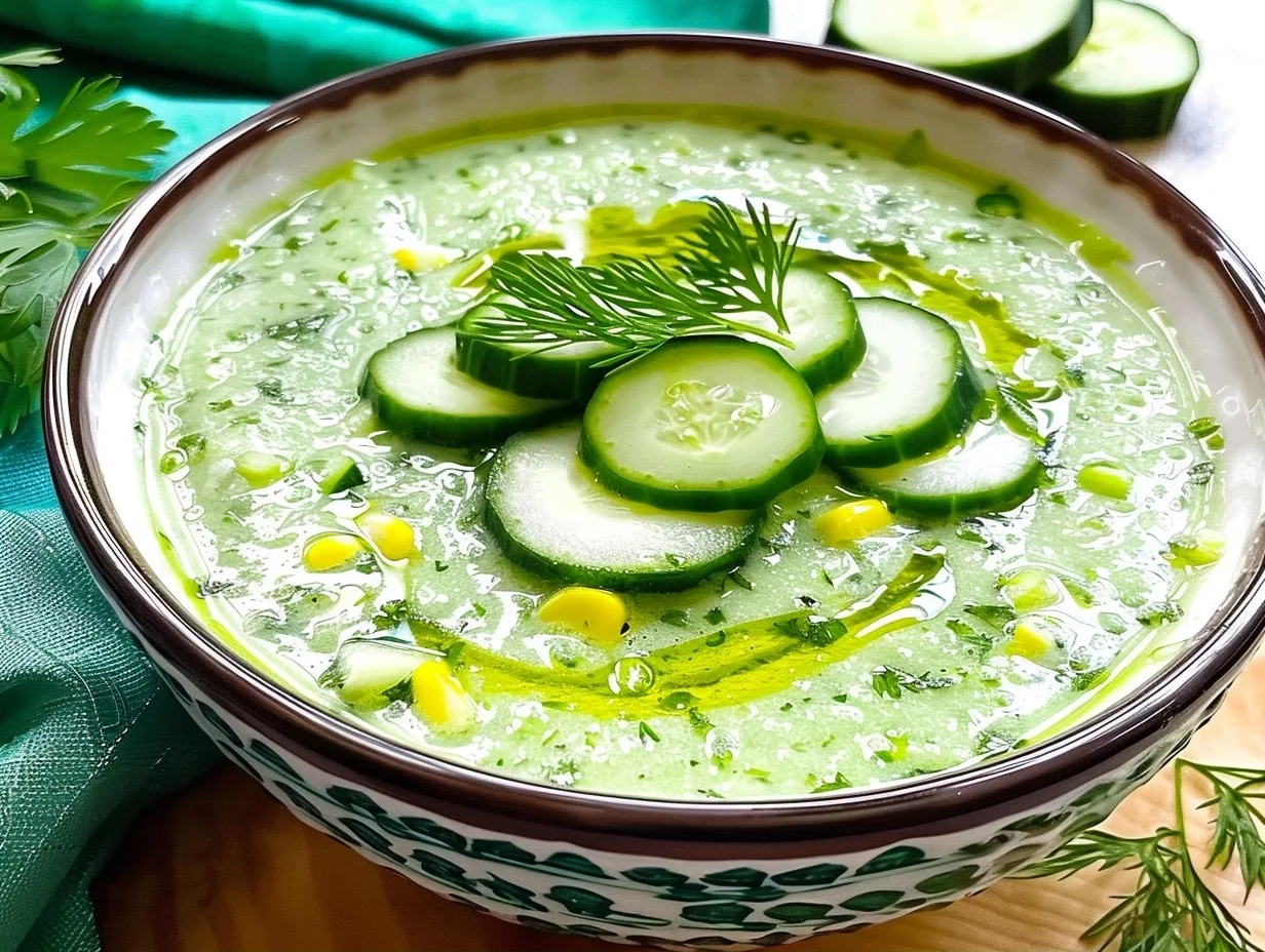 Quick and Easy Cucumber Gazpacho