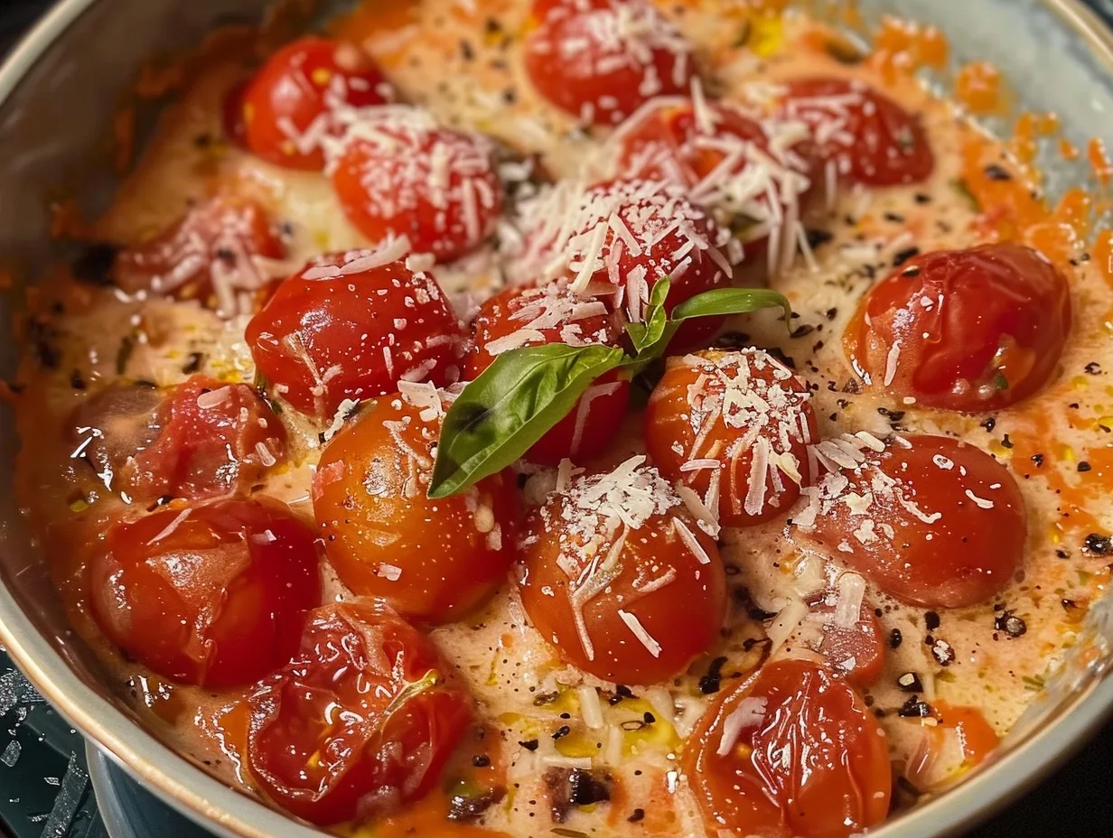 Creamy Cherry Tomato Sauce with Parmesan Recipe