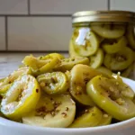Refrigerator Pickled Banana Pepper Rings
