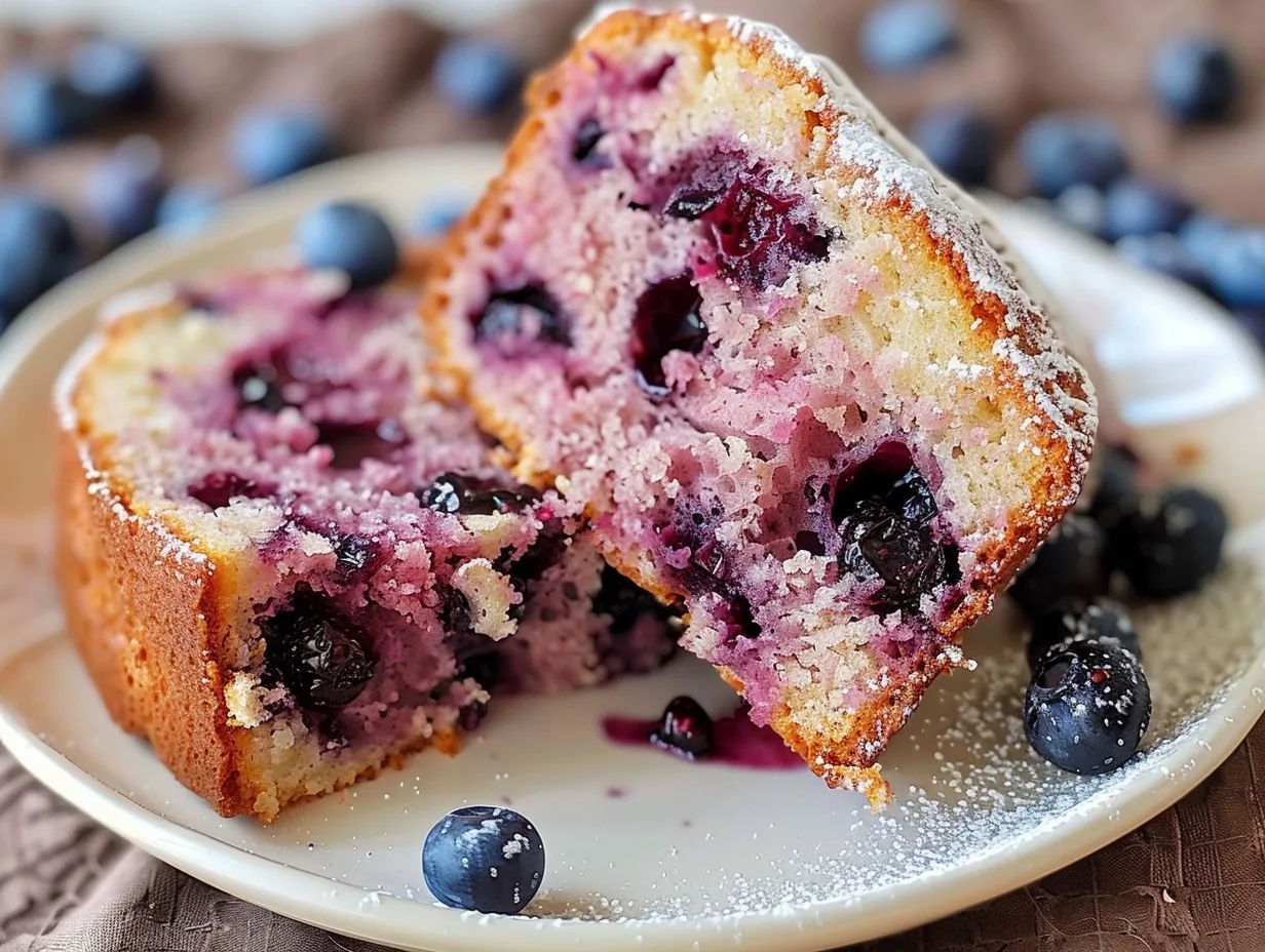 Easy Homemade Blueberry Cake for Beginners