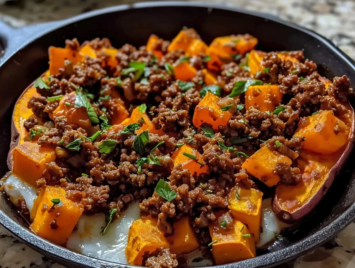 Sweet Potato and Ground Beef Recipes: The Ultimate One-Skillet Meal 4 Sweet Potato and Ground Beef Recipes: The Ultimate One-Skillet Meal