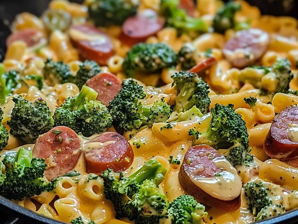Creamy Kielbasa and Broccoli Skillet Recipe 3 Creamy Kielbasa and Broccoli Skillet Recipe