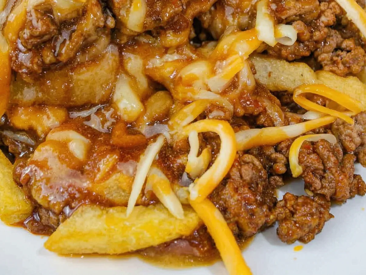 Mexican Loaded Fries with Taco Beef and Gravy 1