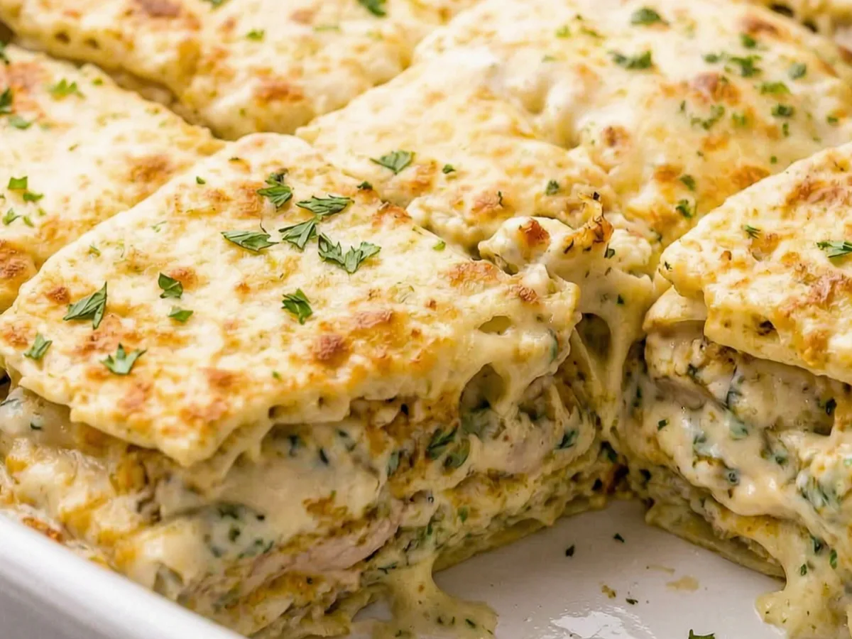 White Chicken Lasagna recipe 2