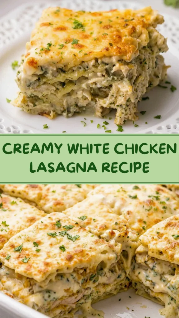 White Chicken Lasagna recipe